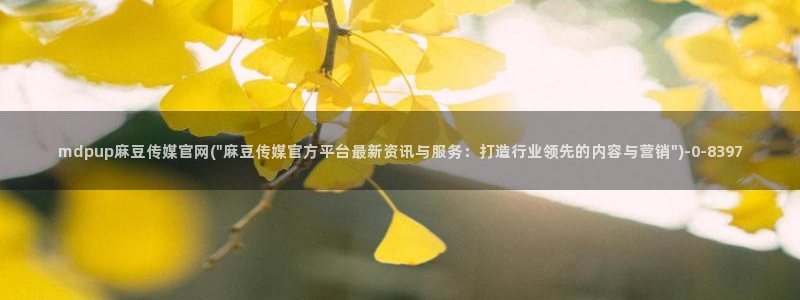 麻豆视频官方更新：mdpup麻豆传媒官网(\